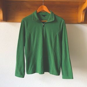 Lands’ End Quarter-zip Fleece Pullover